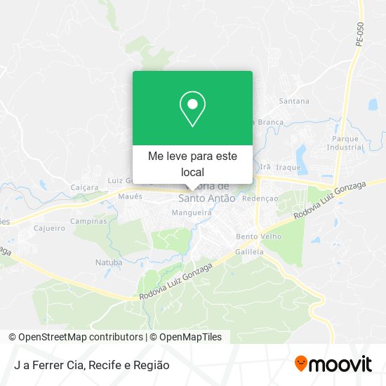 J a Ferrer Cia mapa