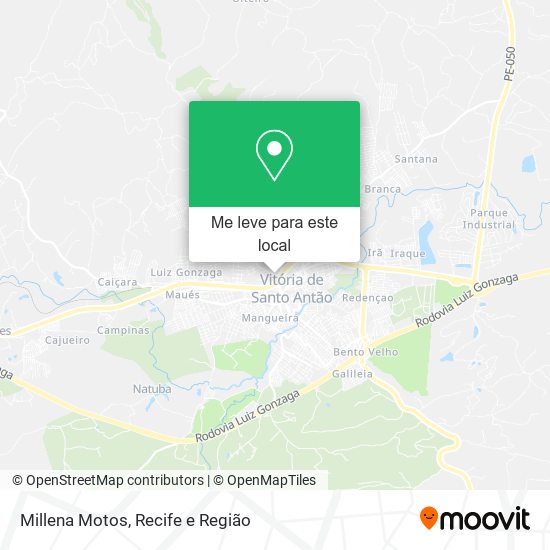 Millena Motos mapa