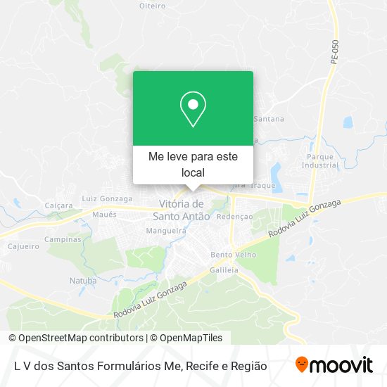 L V dos Santos Formulários Me mapa