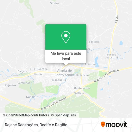Rejane Recepções mapa