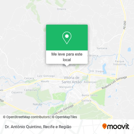 Dr. Antônio Quintino mapa