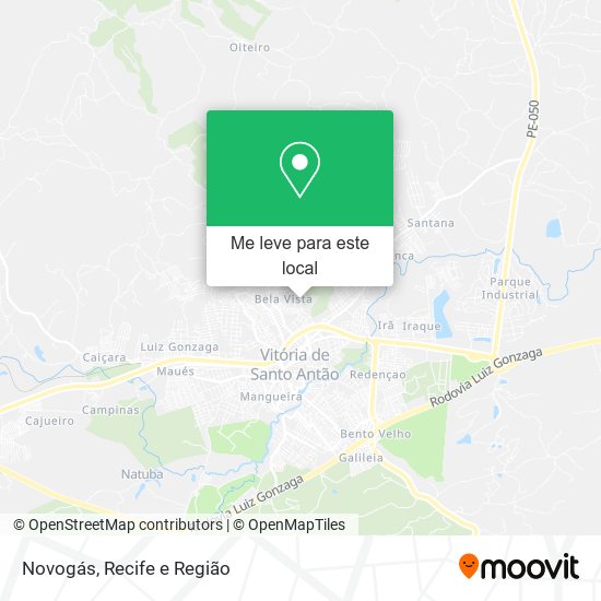 Novogás mapa