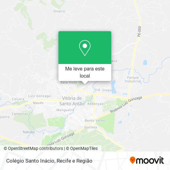 Colégio Santo Inácio mapa