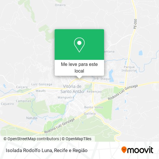 Isolada Rodolfo Luna mapa