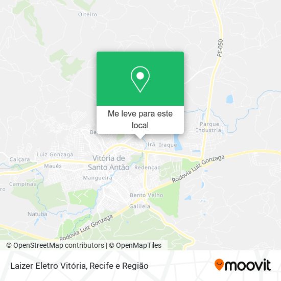 Laizer Eletro Vitória mapa