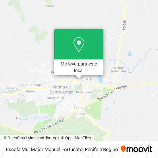 Escola Mul Major Manuel Fortunato mapa
