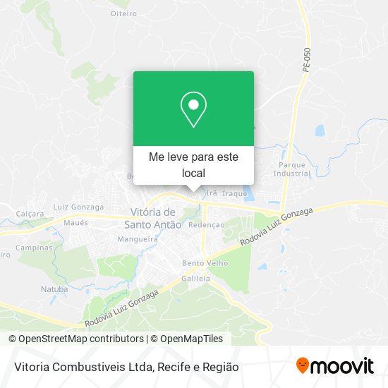 Vitoria Combustiveis Ltda mapa