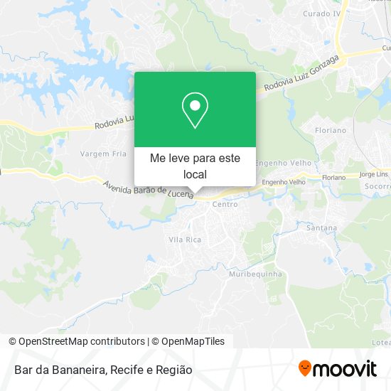 Bar da Bananeira mapa