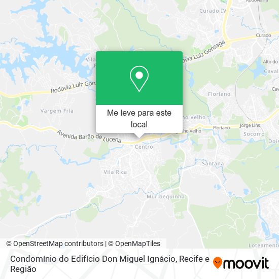 Condomínio do Edifício Don Miguel Ignácio mapa