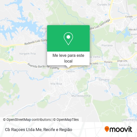 Cb Raçoes Ltda Me mapa