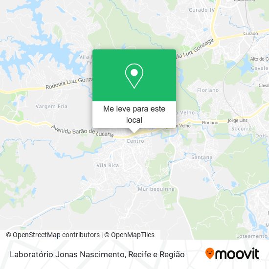 Laboratório Jonas Nascimento mapa
