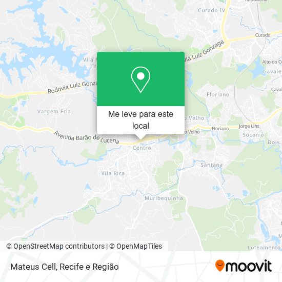 Mateus Cell mapa