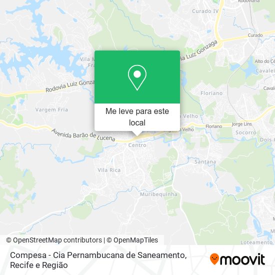 Compesa - Cia Pernambucana de Saneamento mapa