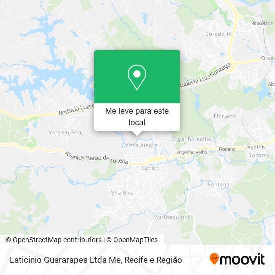 Laticinio Guararapes Ltda Me mapa