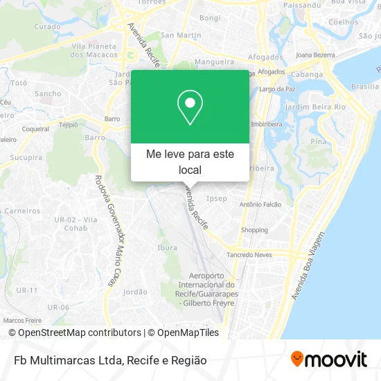 Fb Multimarcas Ltda mapa