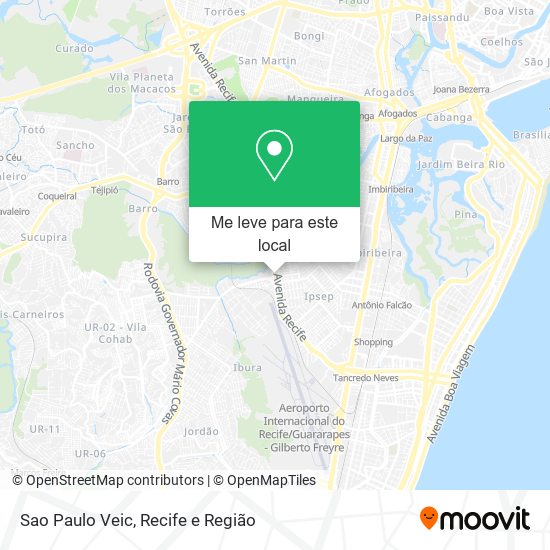 Sao Paulo Veic mapa