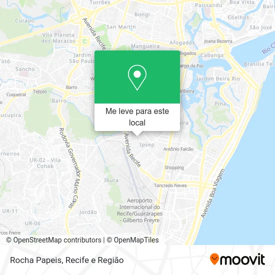 Rocha Papeis mapa