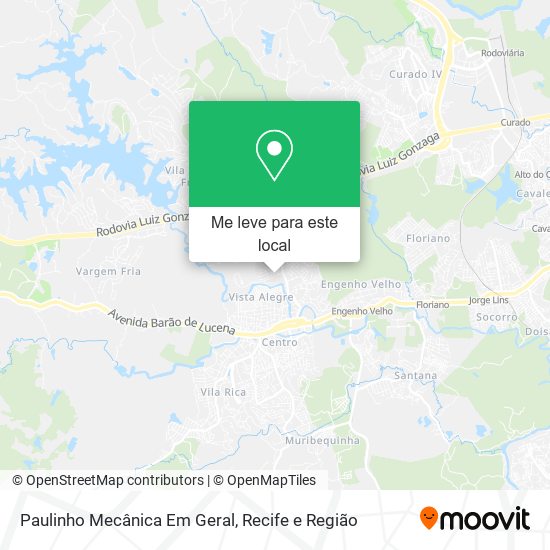 Paulinho Mecânica Em Geral mapa