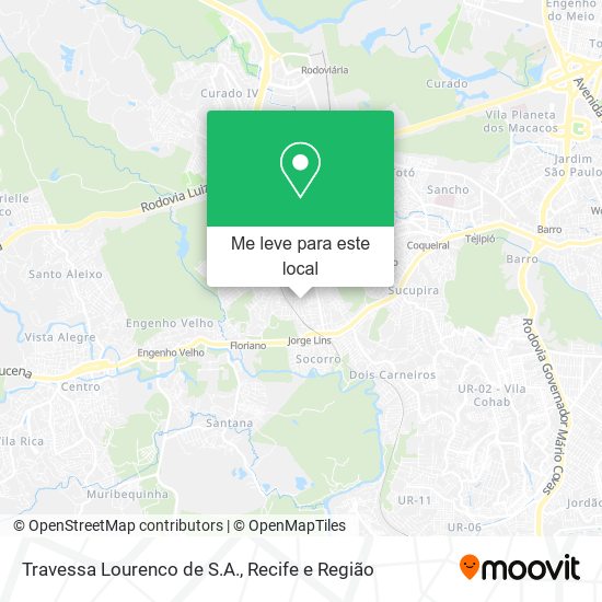 Travessa Lourenco de S.A. mapa