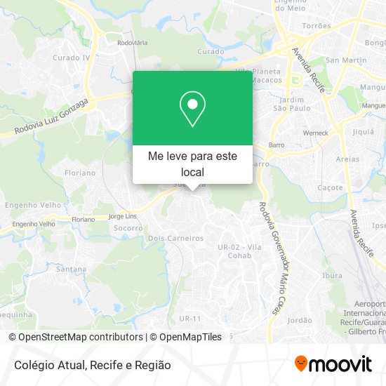Colégio Atual mapa
