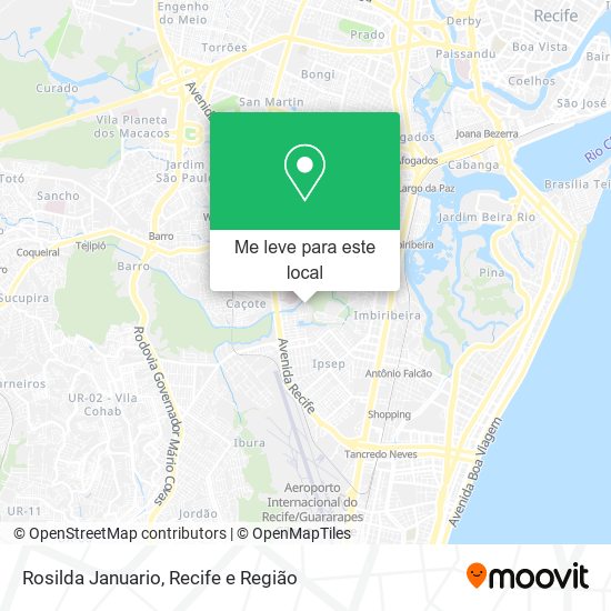 Rosilda Januario mapa