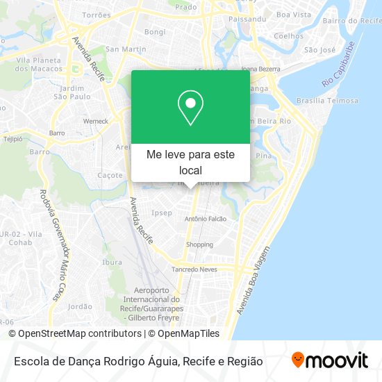 Escola de Dança Rodrigo Águia mapa