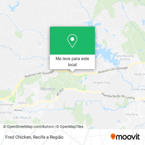 Fred Chicken mapa