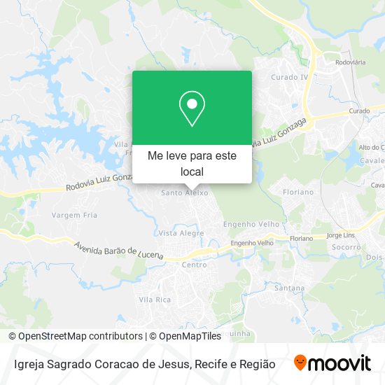 Igreja Sagrado Coracao de Jesus mapa