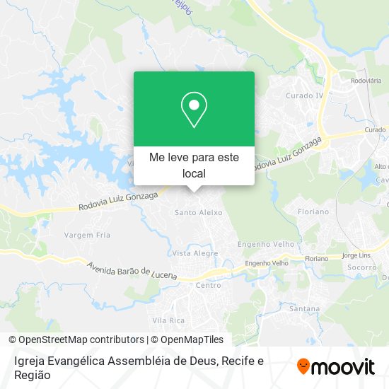 Igreja Evangélica Assembléia de Deus mapa
