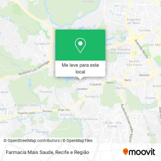 Farmacia Mais Saude mapa
