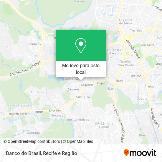 Banco do Brasil mapa