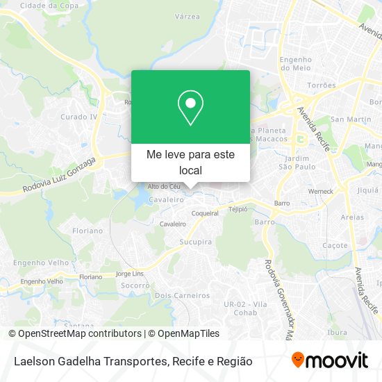 Laelson Gadelha Transportes mapa