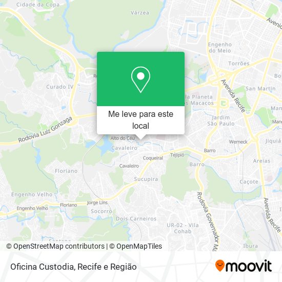 Oficina Custodia mapa