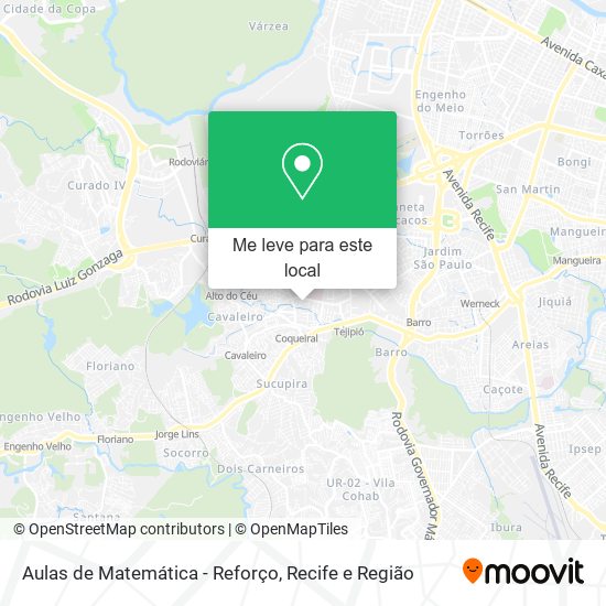 Aulas de Matemática - Reforço mapa