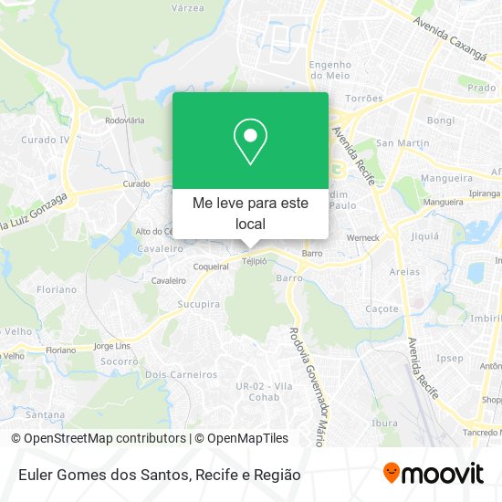 Euler Gomes dos Santos mapa