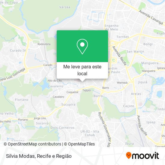 Silvia Modas mapa
