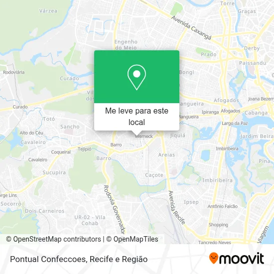 Pontual Confeccoes mapa