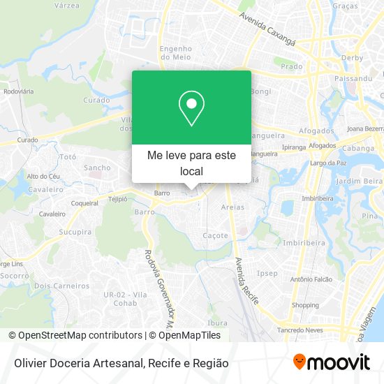 Olivier Doceria Artesanal mapa