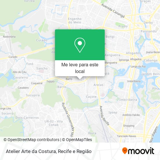 Atelier Arte da Costura mapa