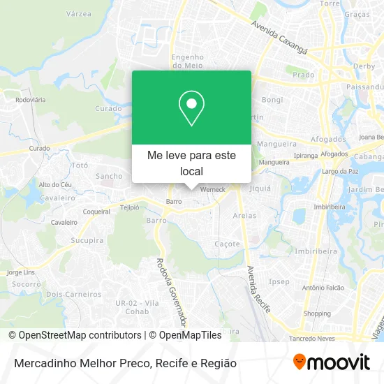 Mercadinho Melhor Preco mapa