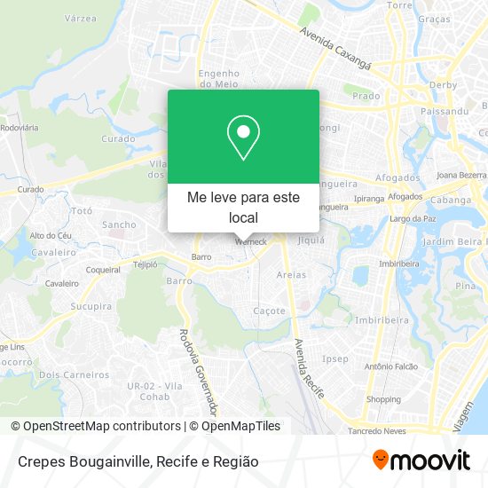 Crepes Bougainville mapa