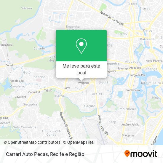 Carrari Auto Pecas mapa