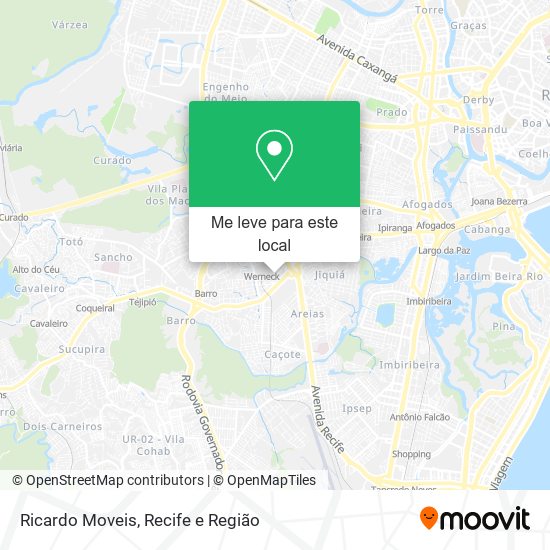 Ricardo Moveis mapa