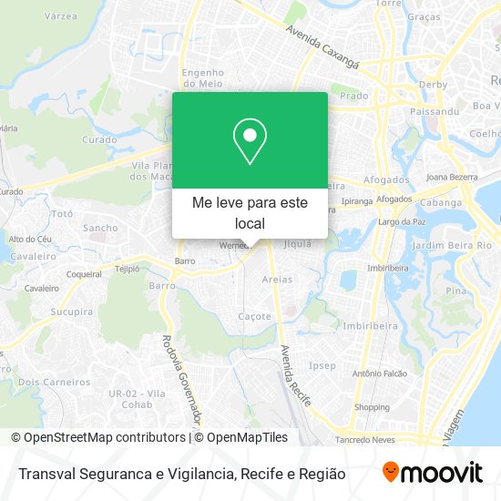 Transval Seguranca e Vigilancia mapa