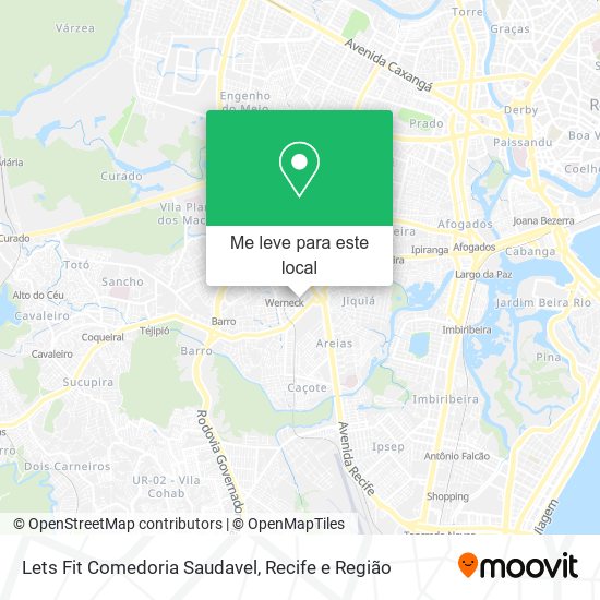 Lets Fit Comedoria Saudavel mapa