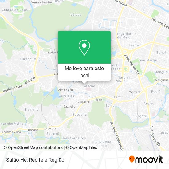 Salão He mapa