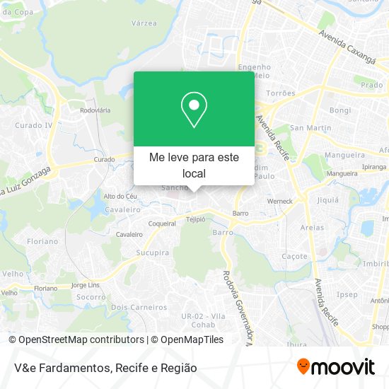 V&e Fardamentos mapa