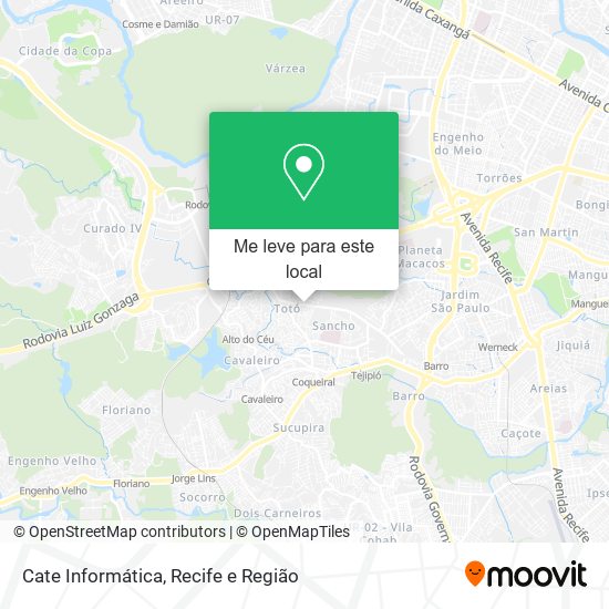 Cate Informática mapa
