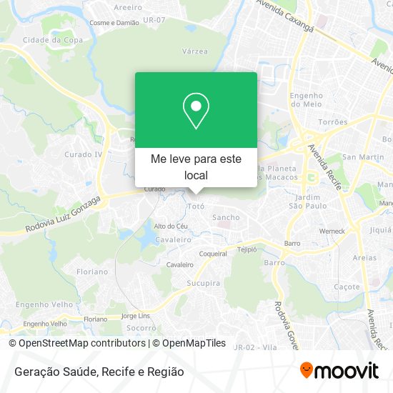 Geração Saúde mapa