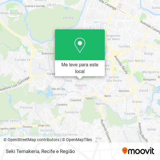 Seki Temakeria mapa